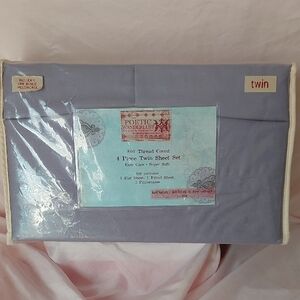 Poetic Wanderlust 800TC/ Lavendar Twin Sheet Set~ New